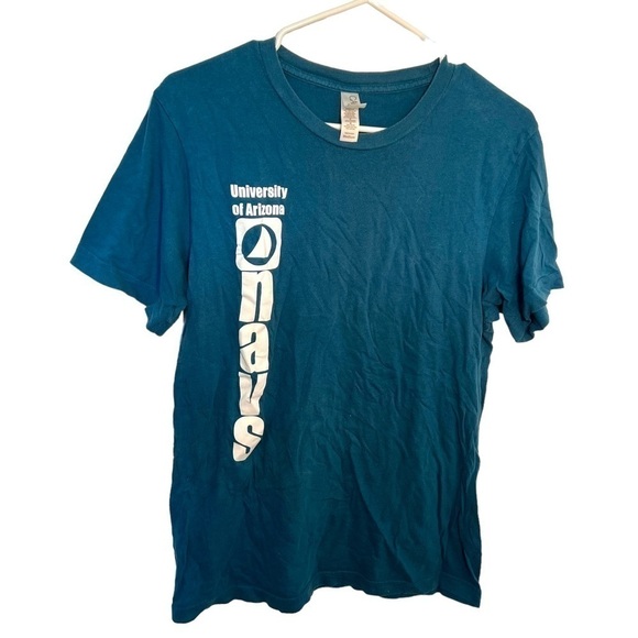 Short Sleeve T-Shirt University of Arizona Navs Teal - Picture 1 of 7